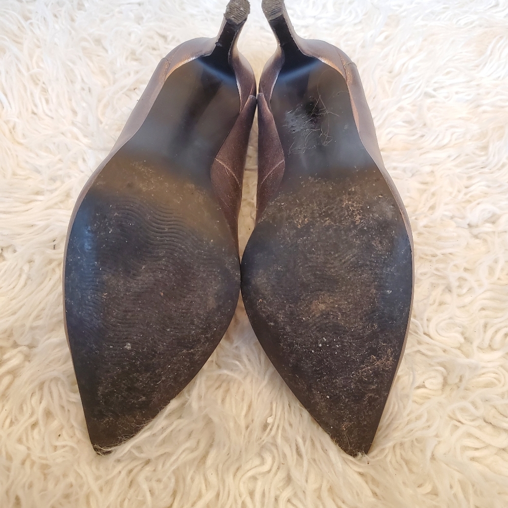 STEVE MADDEN|Womens Metallic point toe pumps| Size 7 - Picture 8 of 14